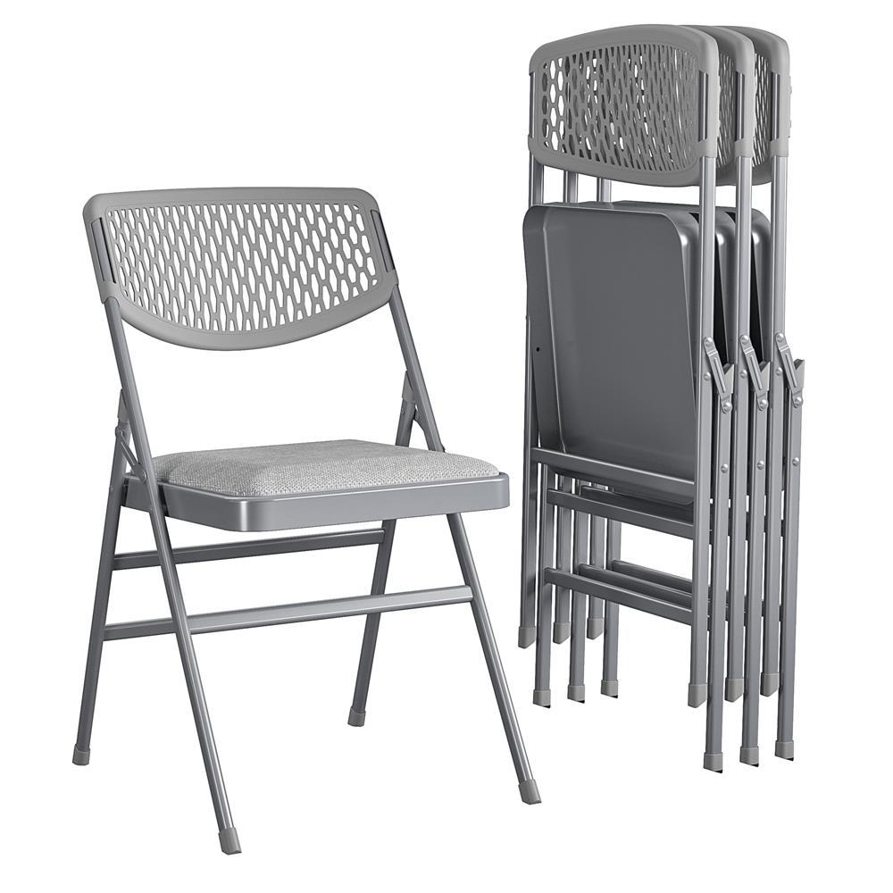 Gray Cosco Folding Chairs 60865gry4e 64 1000 