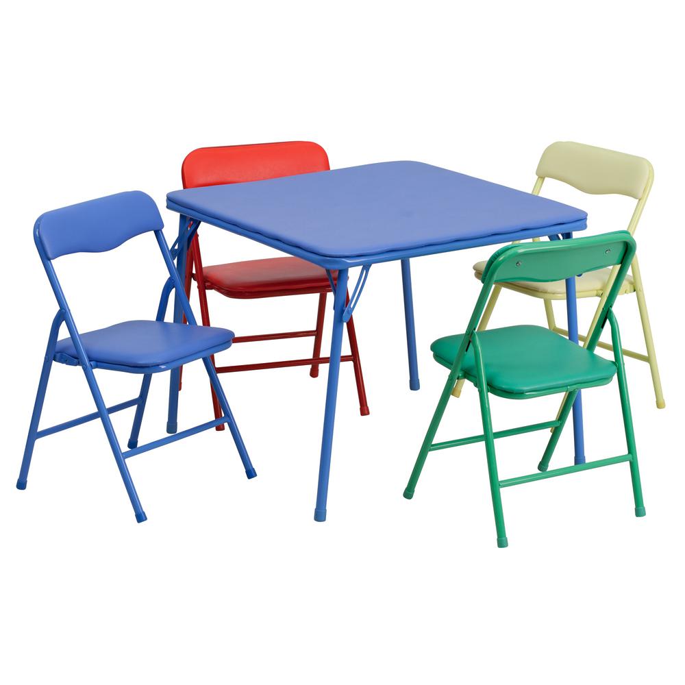 Multi Colored Kids Tables Chairs Playroom The Home Depot