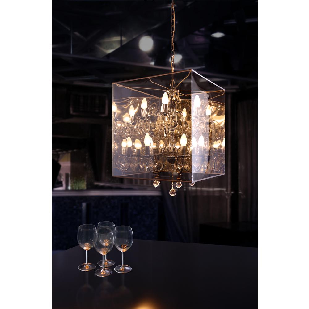 ZUO Centurion 10Light Translucent Ceiling Pendant50096 The Home Depot