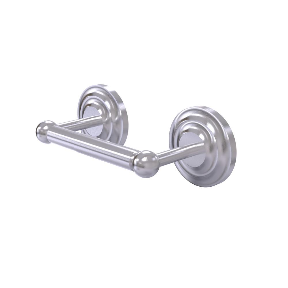 Allied Br Prestige Que New Collection Double Post Toilet Paper Holder In Satin Chrome