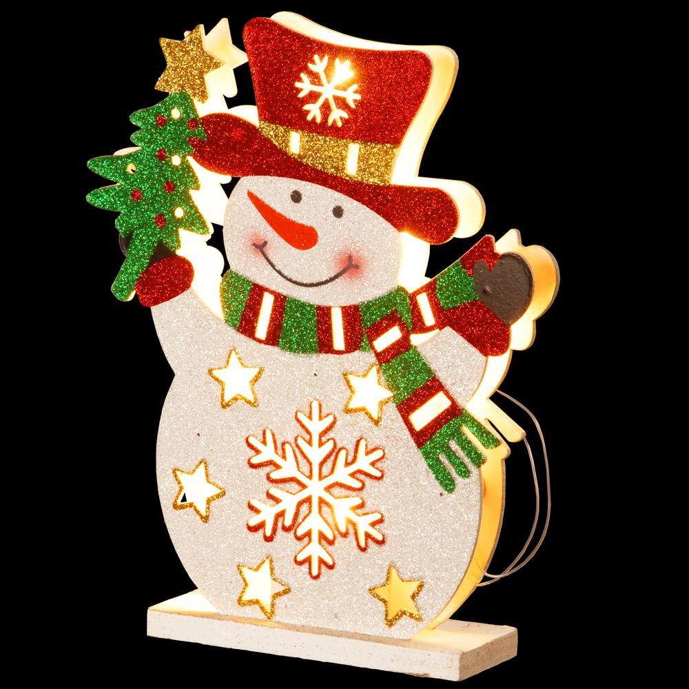 Snowman Yard Decorations Outdoor Wooden Snowman