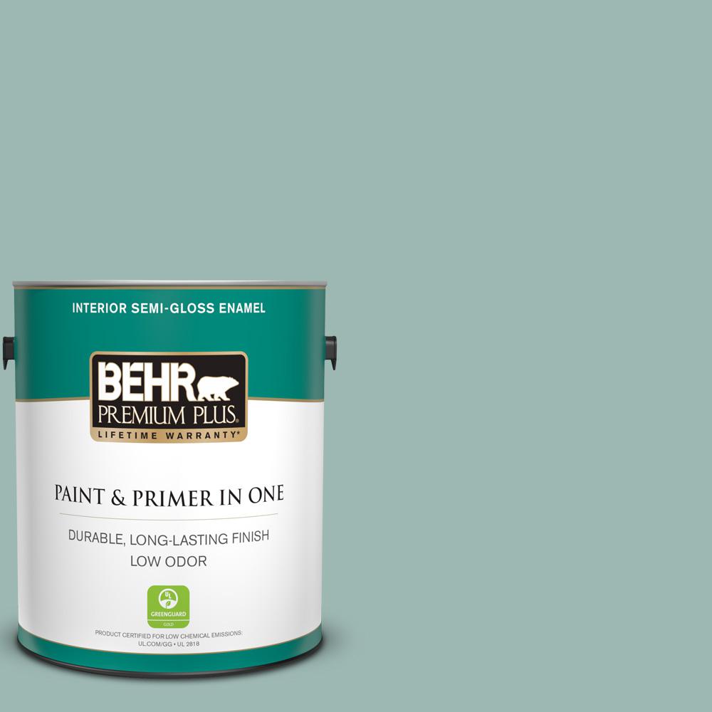 Behr Premium Plus 1 Gal Ppu12 08 Opal Silk Semi Gloss Enamel Low Behr Premium Plus 1 Gal Ppu12 08 Opal Silk Semi Gloss Enamel