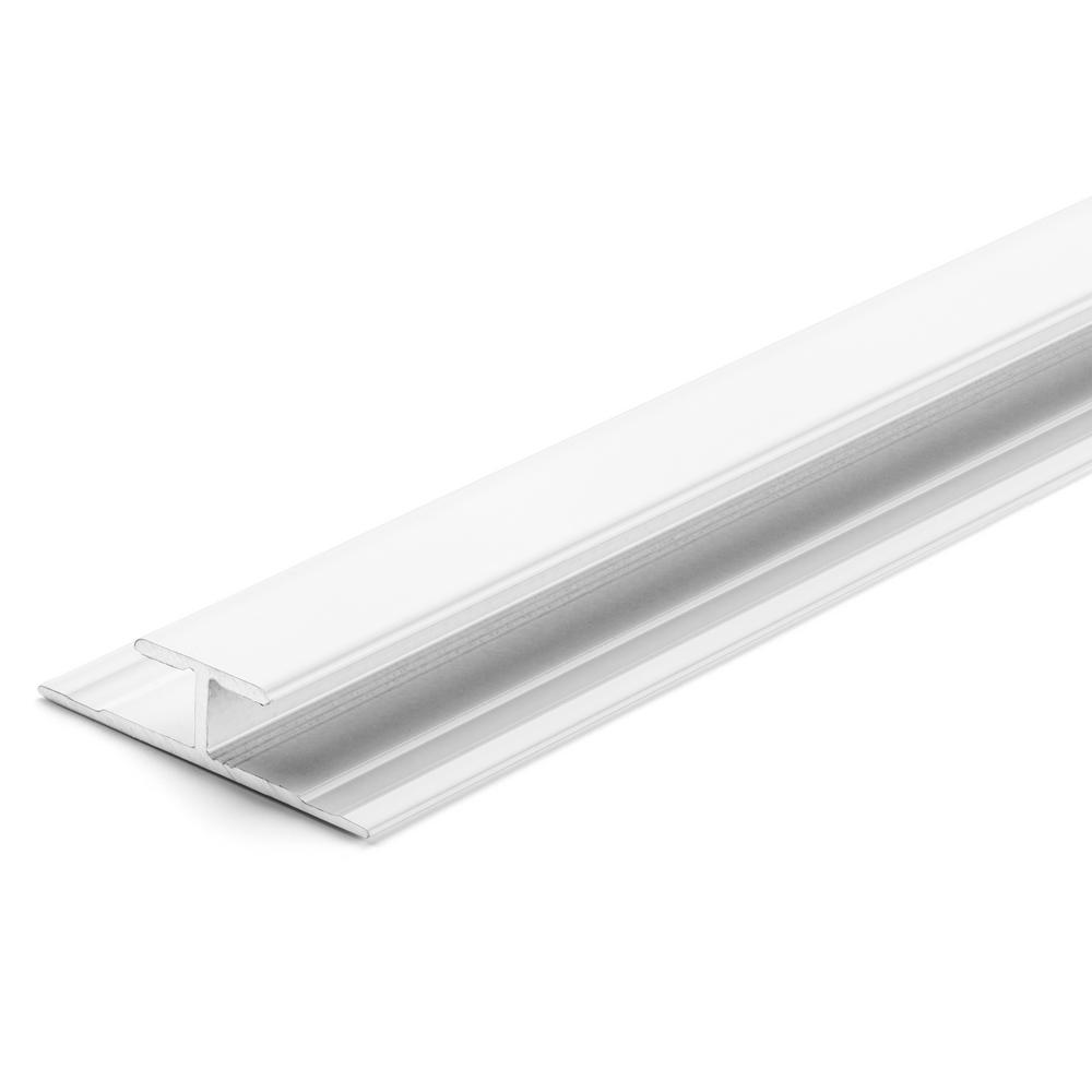 TrimMaster 8 mm Satin Silver 1 in. x 84 in. Aluminum LVT Square Shape