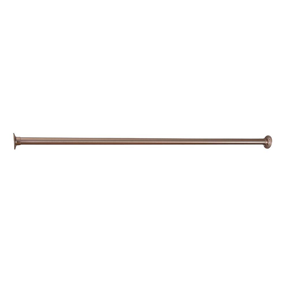 Fixed Straight Shower Curtain Rods Home Garden Compare Prices Straight Shower Rod In Brushed Nickel