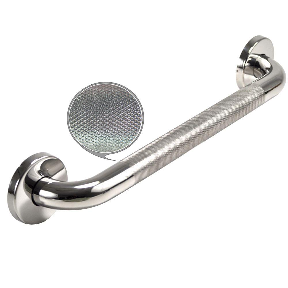 WingIts Premium Series 24 in. x 1.25 in. Diamond Knurled Grab Bar in