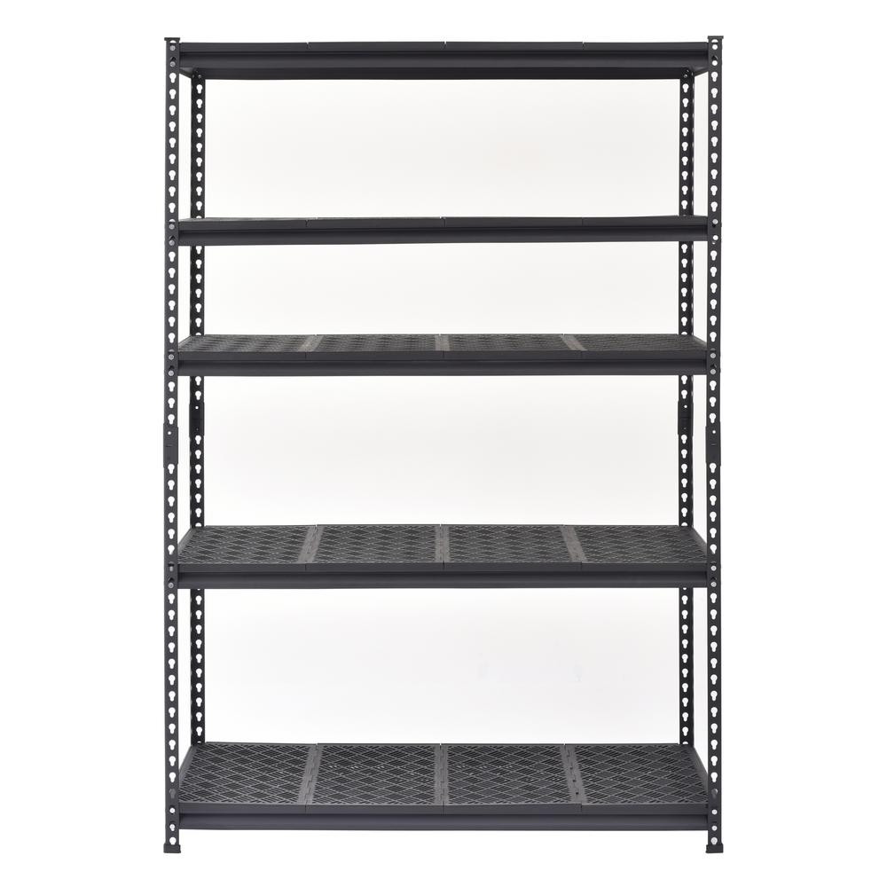 Husky 18 In. D X 48 In. W X 78 In. H 5-Shelf Steel And Resin Commercial ...