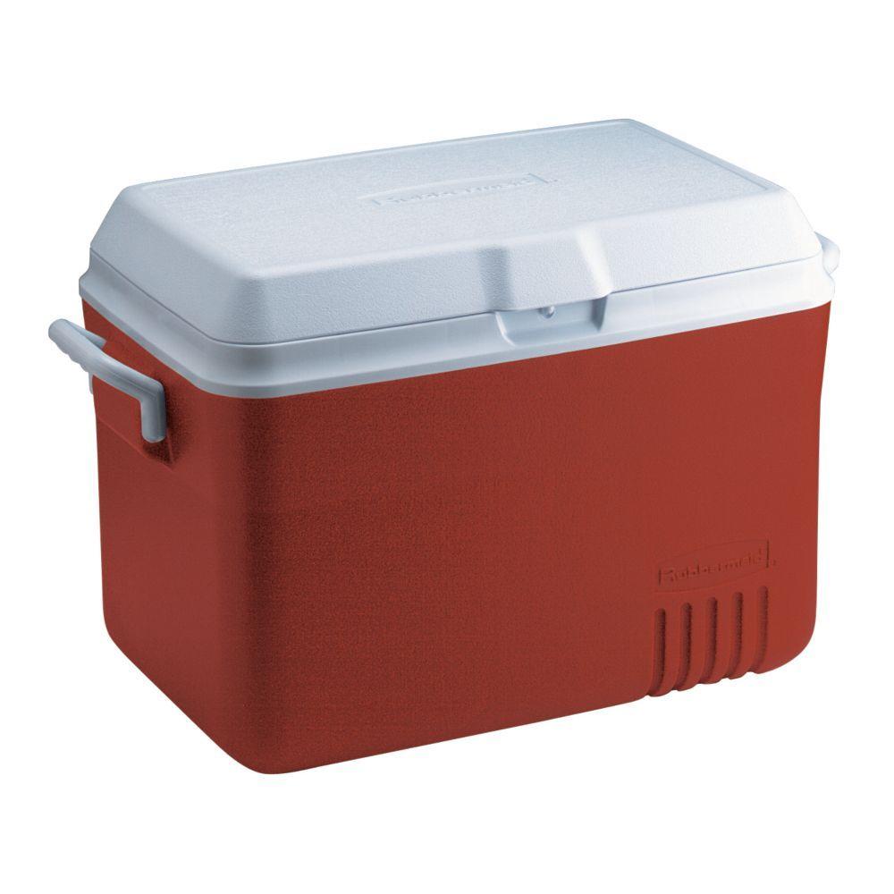 Rubbermaid 48 Qt. Modern Red Ice Chest 
