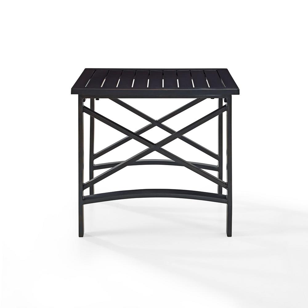 Outdoor Side Tables Patio, Black Wrought Iron Patio Accent Table