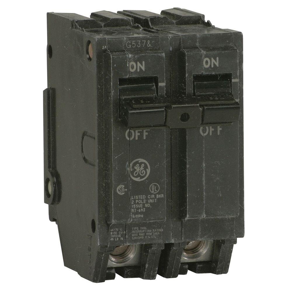 Ge 70 Amp 2 In Double Pole Circuit Breaker Thql2170p The Home Depot