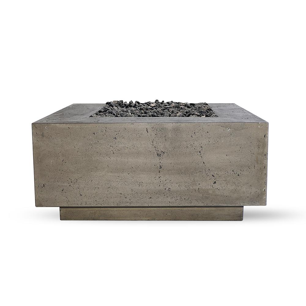 Santa Rosa 36 In X 16 In Square Concrete Liquid Propane Fire Pit