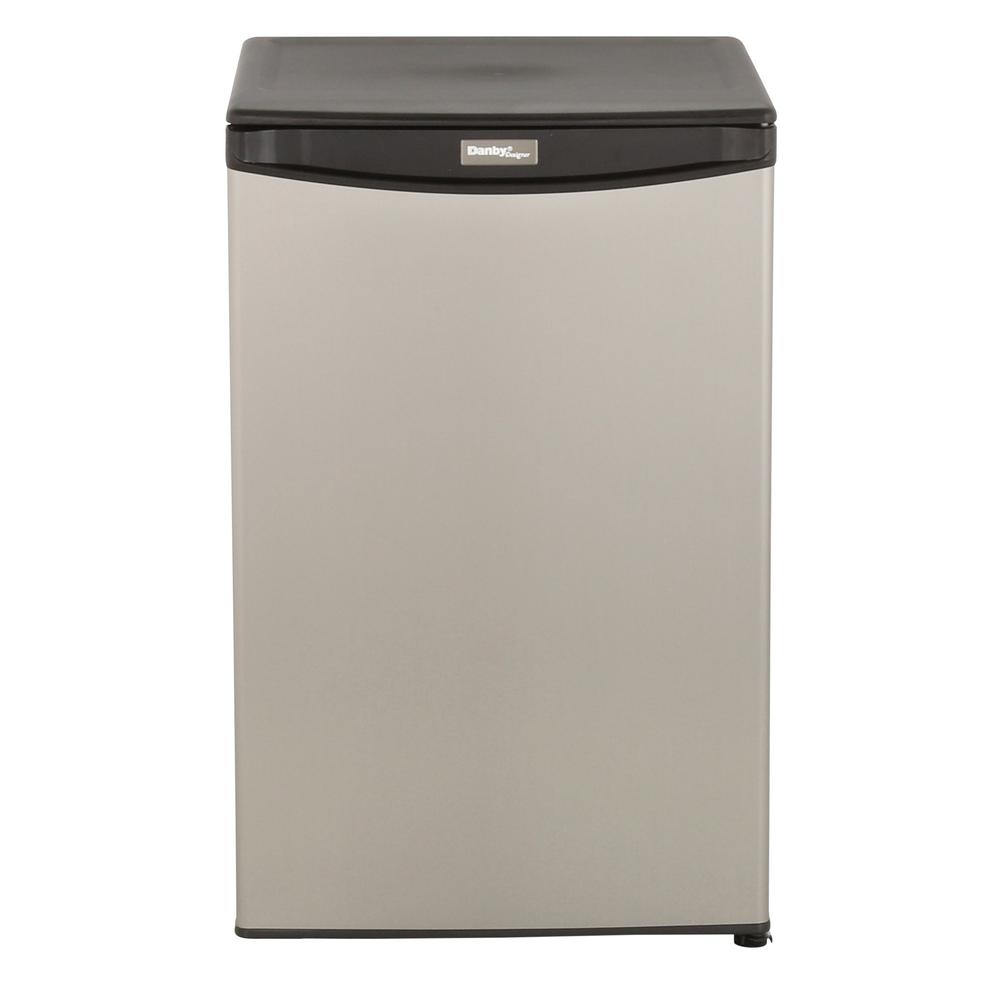 Danby Designer Cu Ft Mini Refrigerator In Stainless Look Without