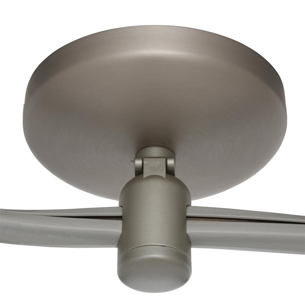 Hampton Bay 12 Ft 120 Volt Flexible Track Lighting Starter Kit In Flexible Track Lighting Starter Kit