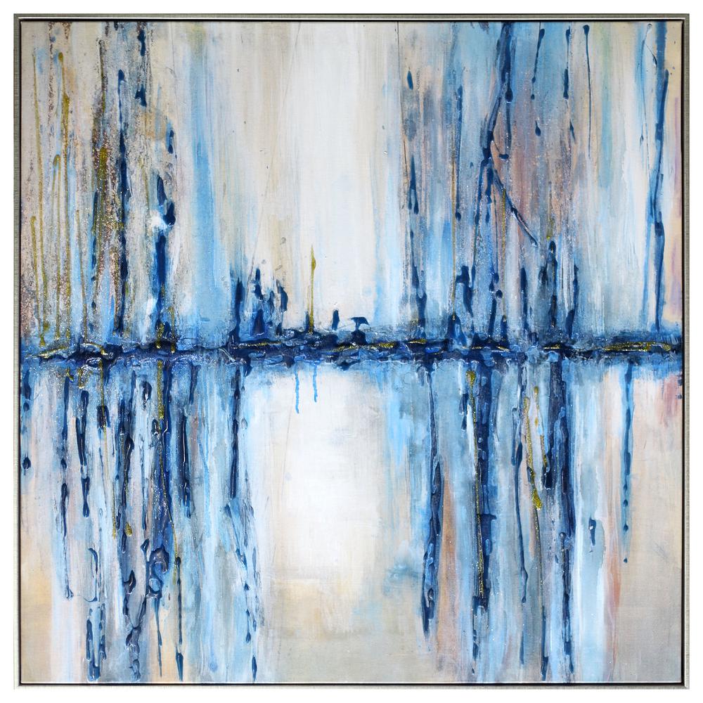 Yosemite Home Decor 36 In X 36 In Mystique Waterfall By