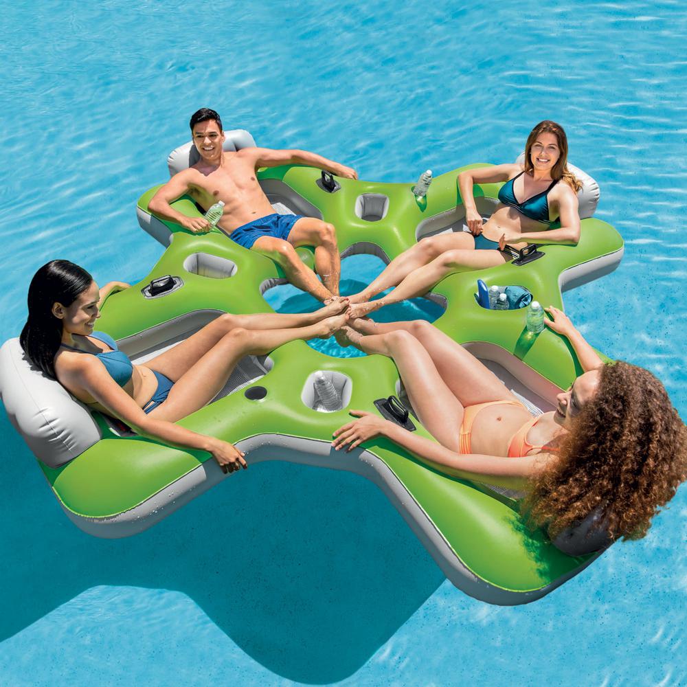 4 seat inflatable pool