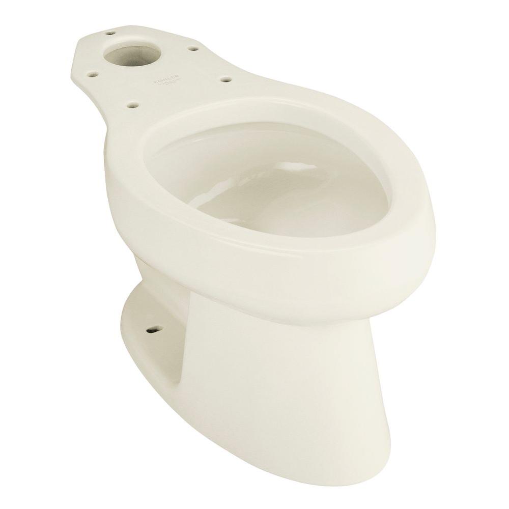 KOHLER Wellworth Elongated Toilet Bowl Only with Pressure Lite Flushing