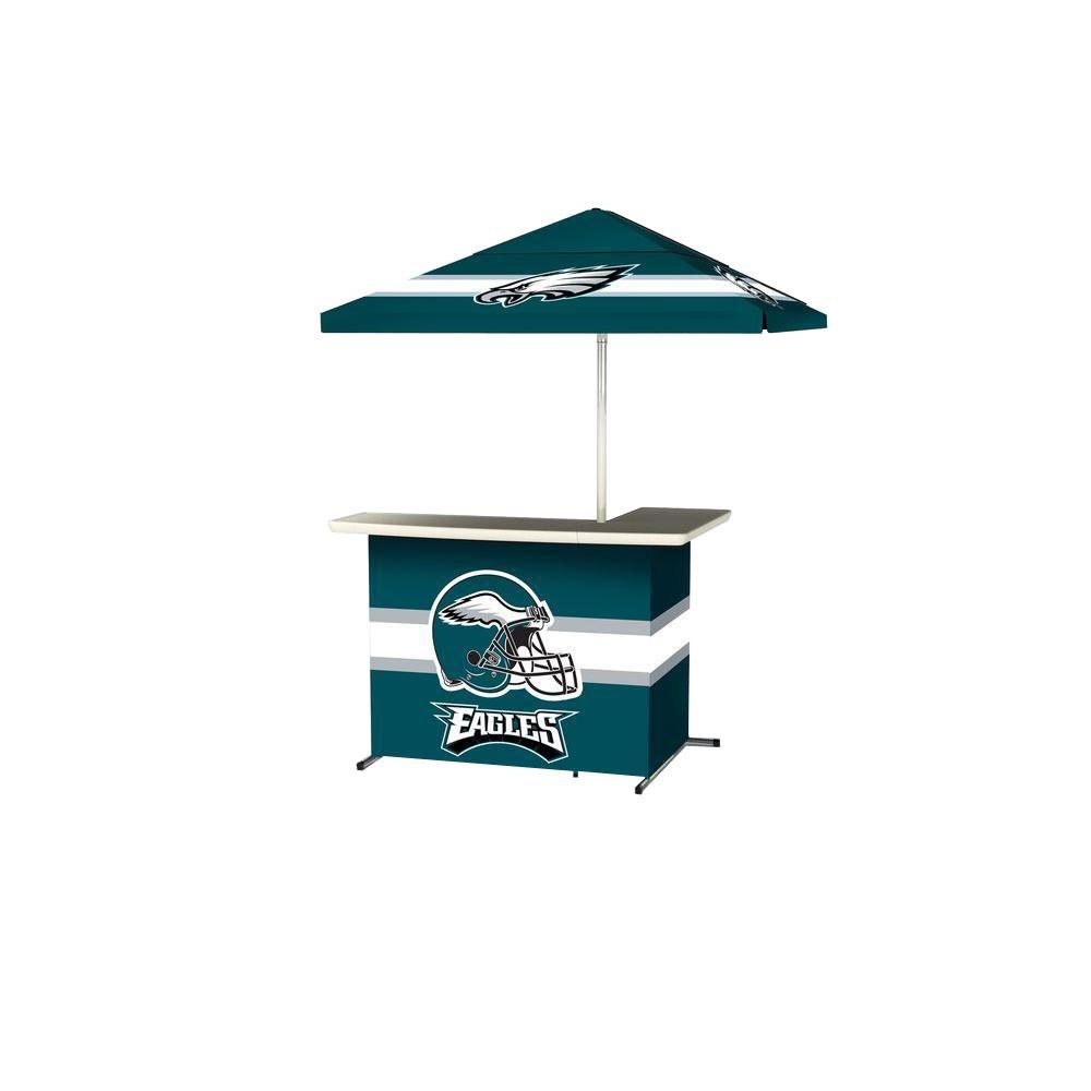 Best Of Times Philadelphia Eagles All Weather L Shaped Patio Bar Best Of Times Philadelphia Eagles All Weather L Shaped Patio Bar With 6 Ft