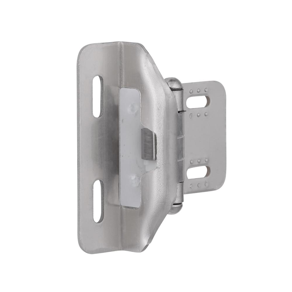 Liberty H01911C-SN-O 1//4-Inch Semi-Wrap Overlay Hinge