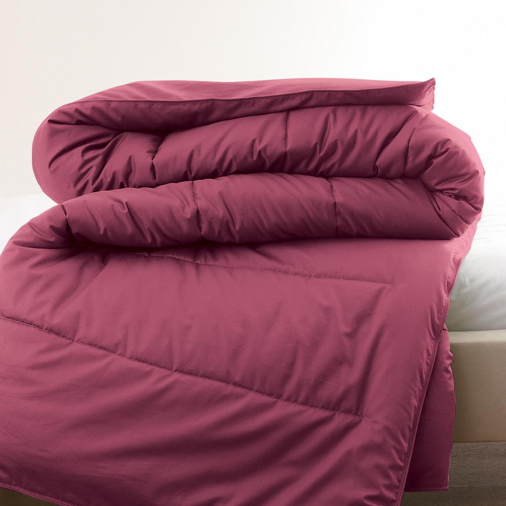 The Company Store Wrinkle Free Marsala Solid Cotton Sateen Queen