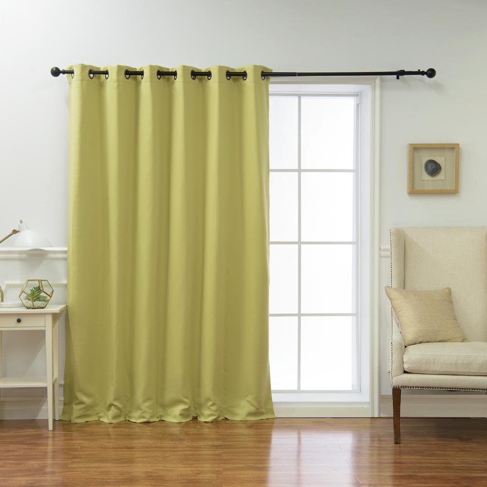 Best Home Fashion Wide Basic 80 In W X 96 In L Blackout Curtain