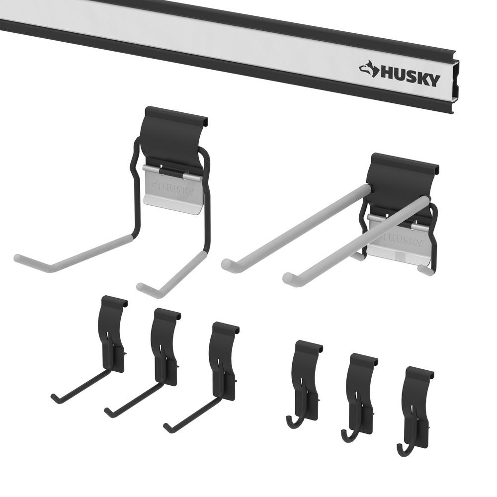 Reviews for Husky Garage Wall Track Value Pack (9Pieces) 90413HWSK