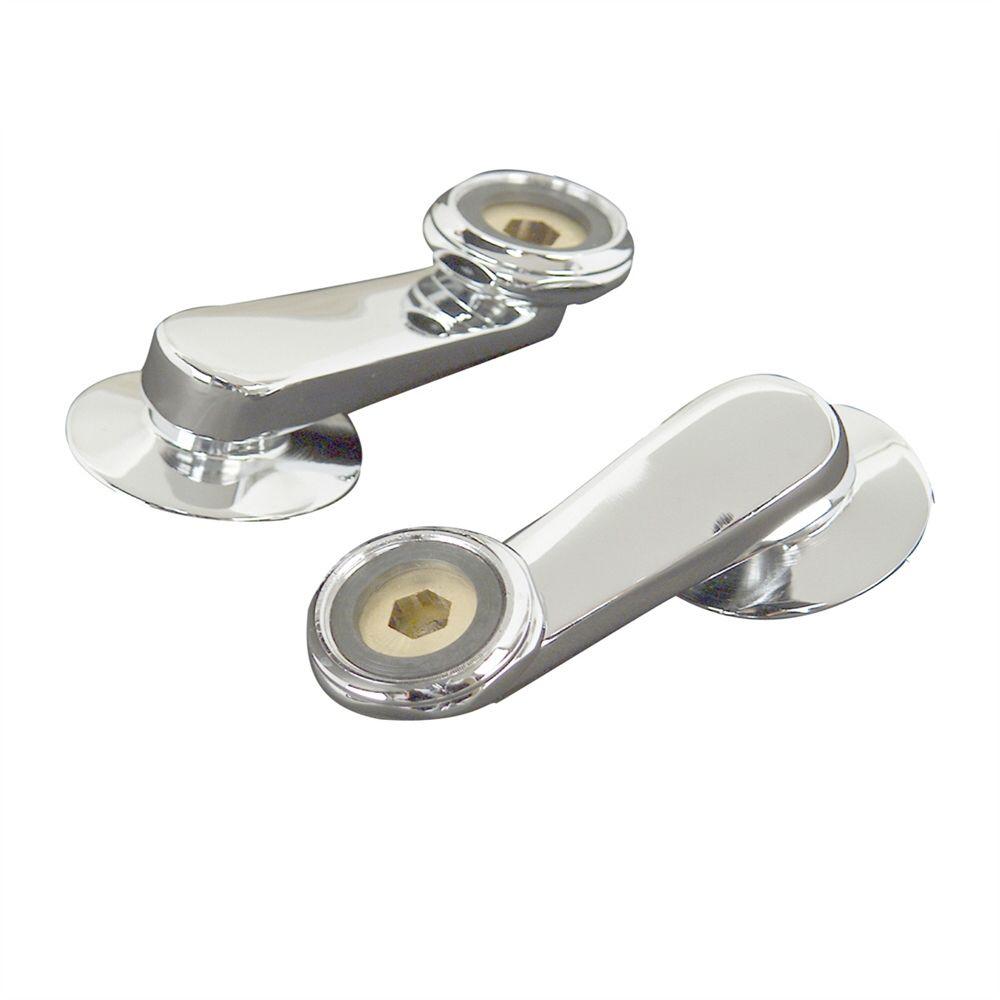 Pegasus Swivel Arms for WallMounted Faucets in Polished Chrome (2Pack