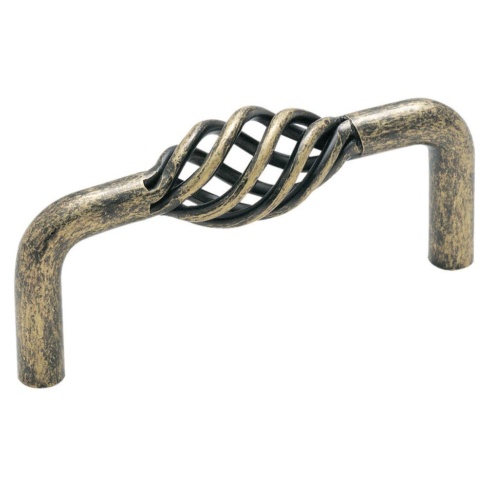Amerock 3 In Centers Weathered Br Birdcage Pull Bp19322r2 The Centers Weathered Br Birdcage Pull