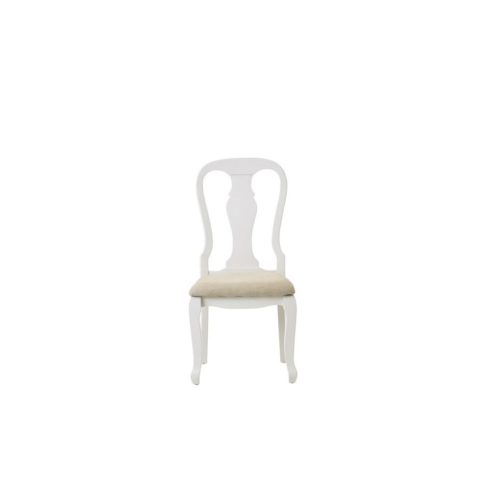 Pick Up Today Linon Home Decor Fabric Kitchen Dining Room Fritz Ivory Dining Chairs With Cushion Set Of 2