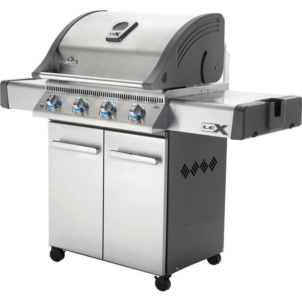 4-Burner Propane Gas Grill in Stainless Steel