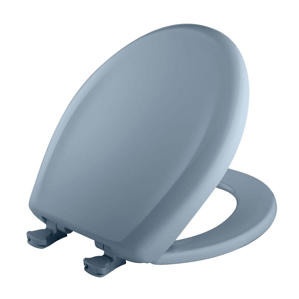 BEMIS Round Closed Front Toilet Seat in Sky Blue200SLOWT 034 The
