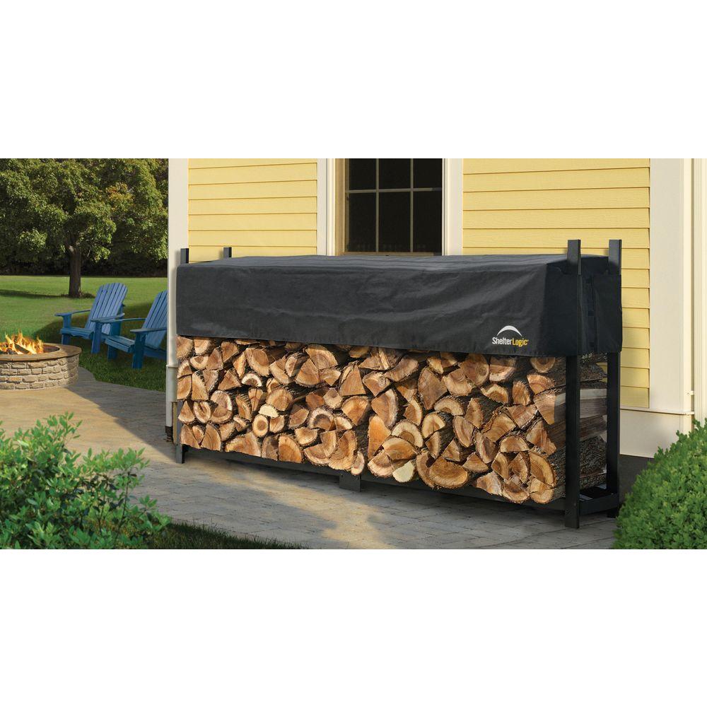 Rust Proof Firewood Racks Fireplaces The Home Depot