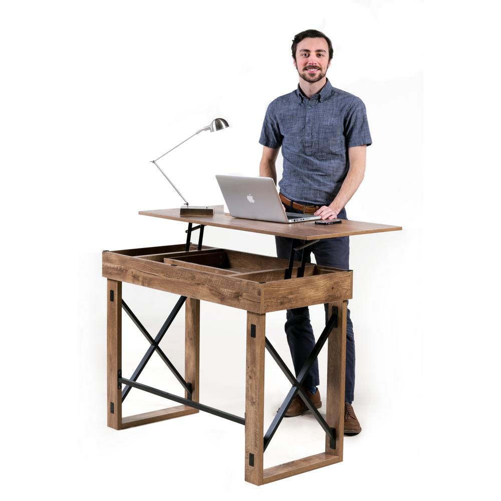 Onespace Martin Standing Desk With Drawer 50 Jn21dsk The Home Depot