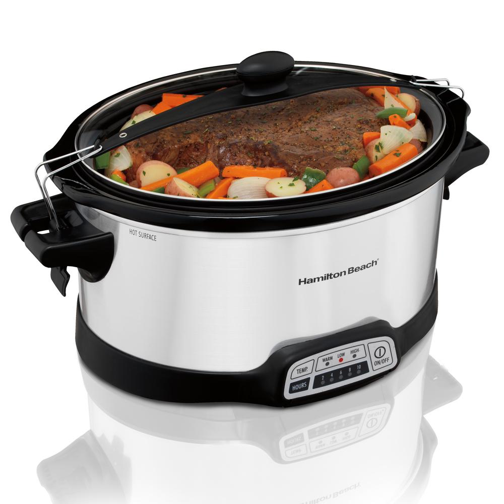 Hamilton Beach Stay or Go Programmable 7 Qt. Slow Cooker by Hamilton Beach