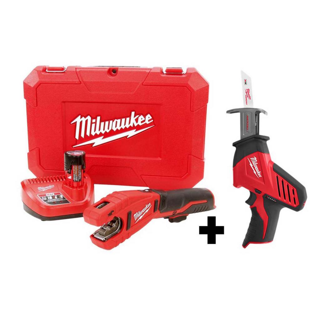 Milwaukee M12 12Volt LithiumIon Cordless Copper Tubing Cutter Kit W