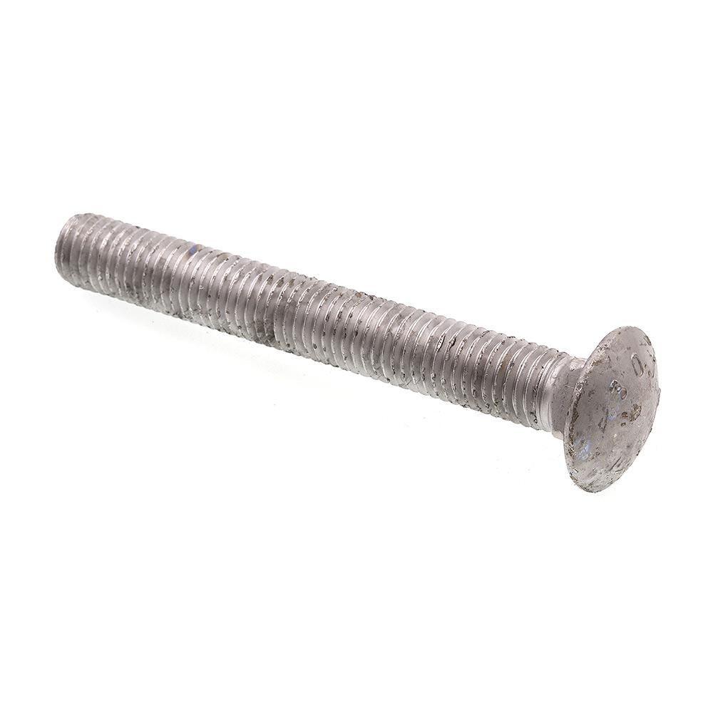 5/8 in.11 x 5 in. A307 Grade A Hot Dip Galvanized Steel Carriage Bolts