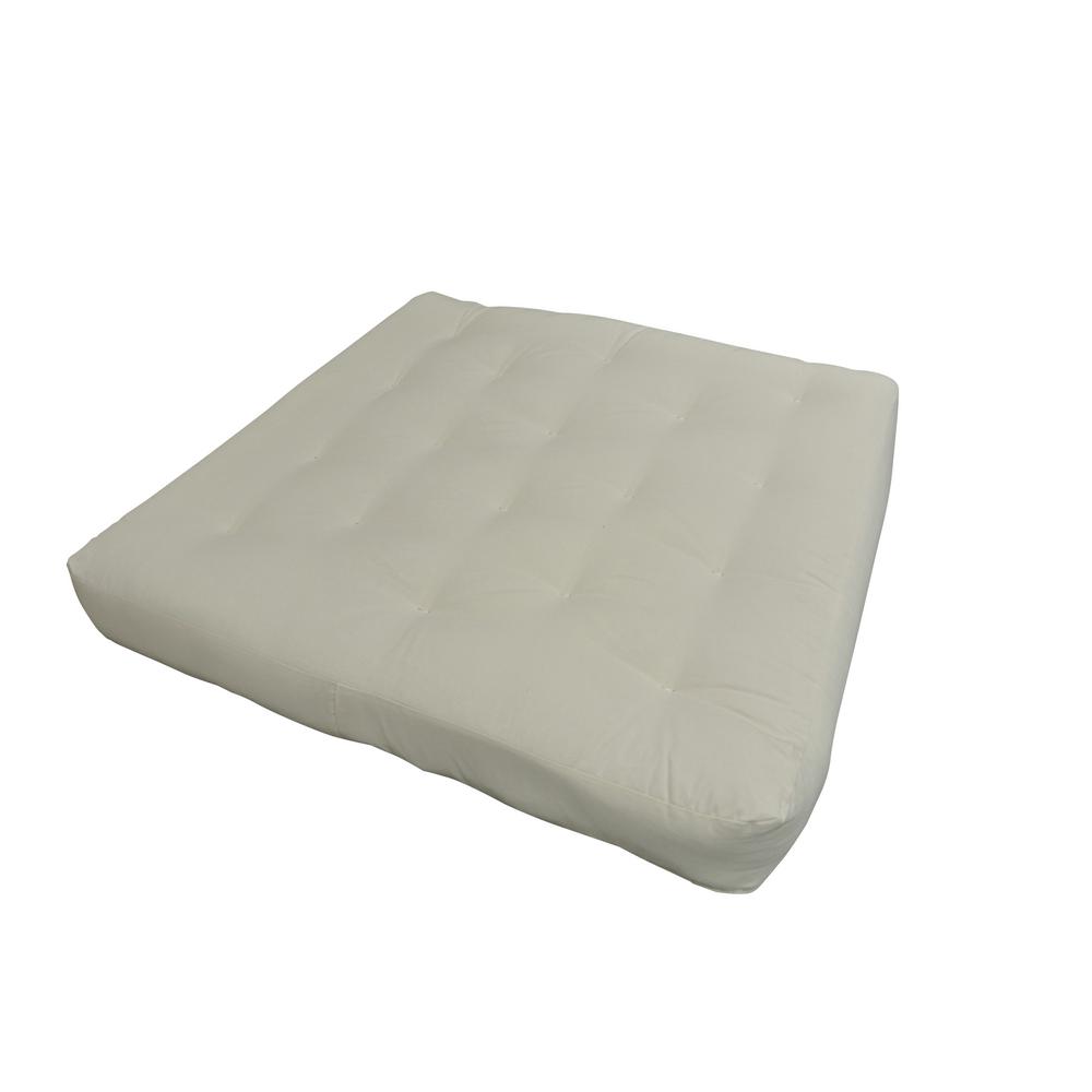 Gold Bond 611 Full 8 in. Foam and Cotton Natural Futon Mattress061100