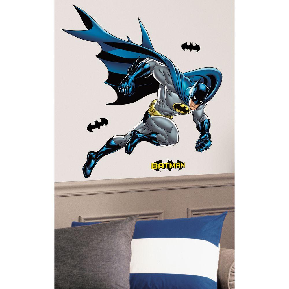 RoomMates 38 in. x 44 in. Batman Bold Justice Peel and Stick Giant Wall