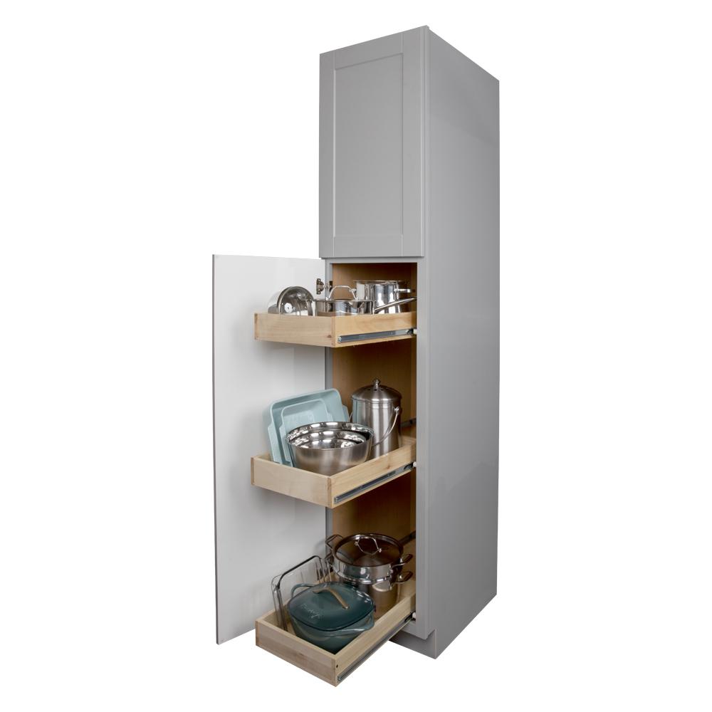 D 18 X W 21 Cabinetrta Diy Slide Out, Vanity Pull Out Storage