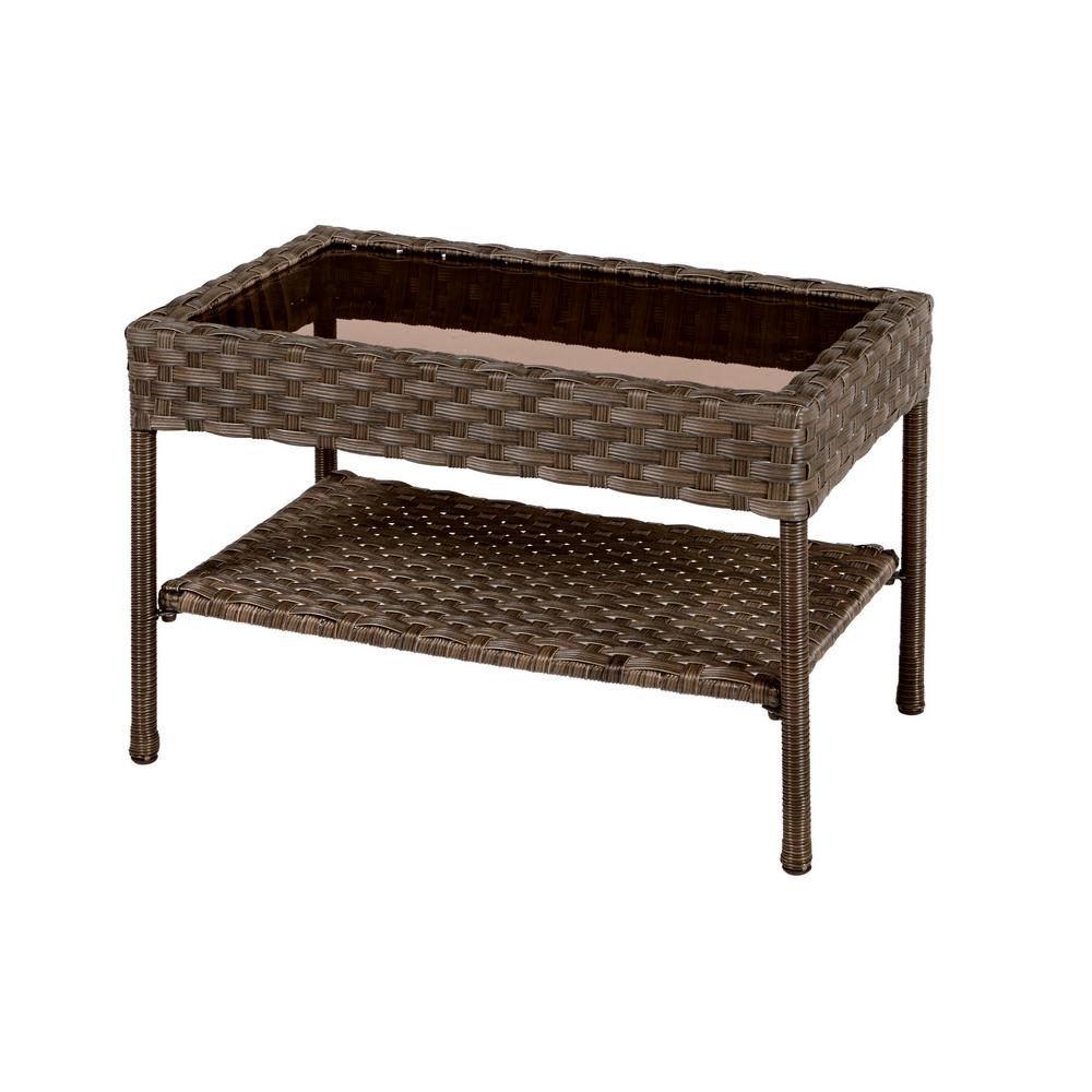 Stylewell Mix And Match Brown Rectangular Resin Wicker Outdoor Patio Coffee Table 65 183365 The Home Depot - Hampton Bay Mix And Match Woven Coffee Table Stylewell Mix And Match Brown Rectangular Resin Wicker Outdoor Patio Coffee Table 65 183365 The Home Depot - Hampton Bay Mix And Match Woven Coffee Table