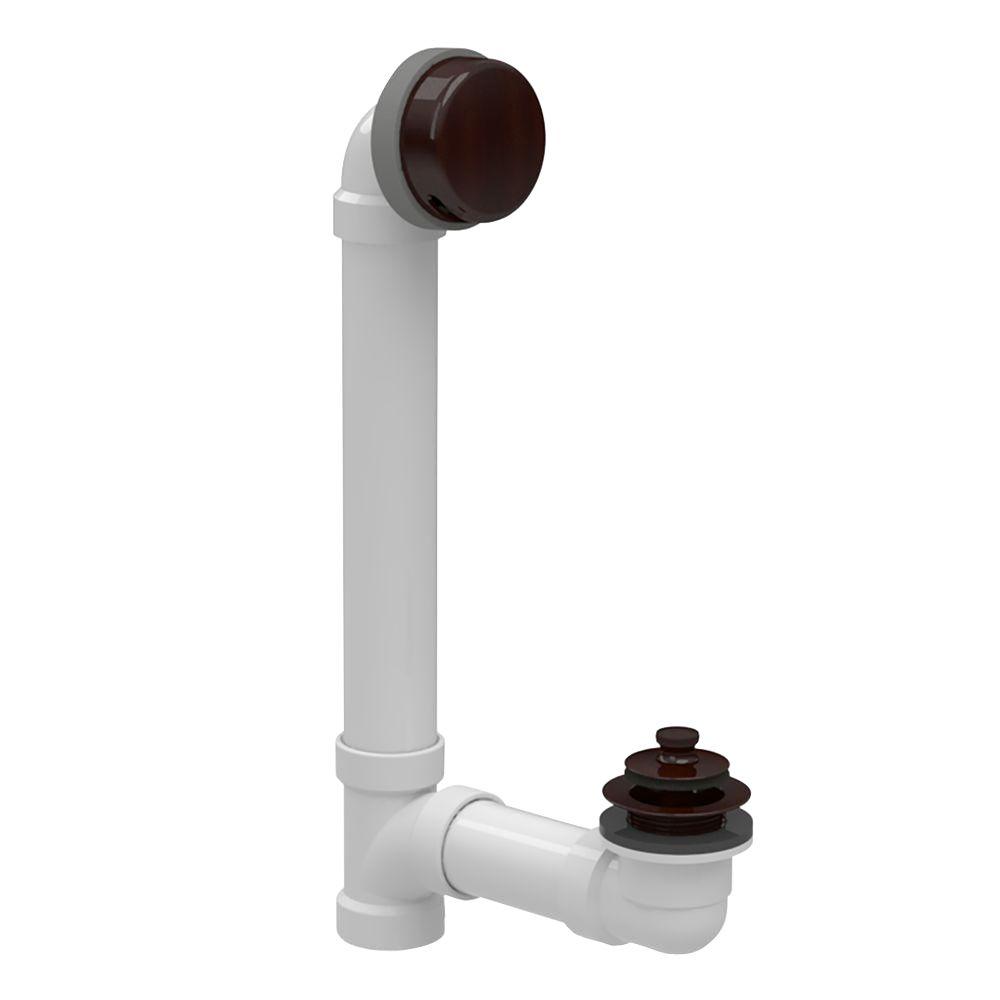 Rubbed Bronze Standard Plumbing Supply Watco 500-LT-PVC-BZ Lift /& Turn Bath Waste