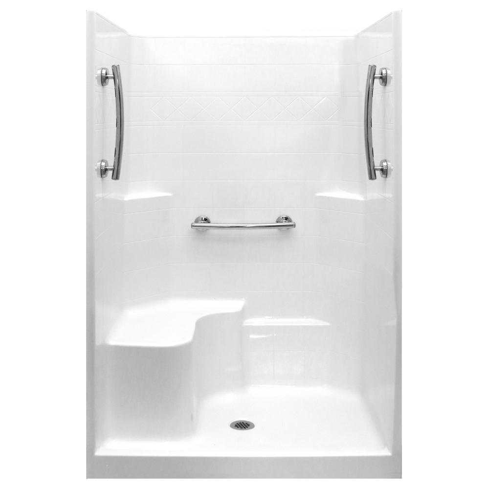 Ella Ultimate 37 in. x 48 in. x 80 in. 1Piece Low Threshold Shower