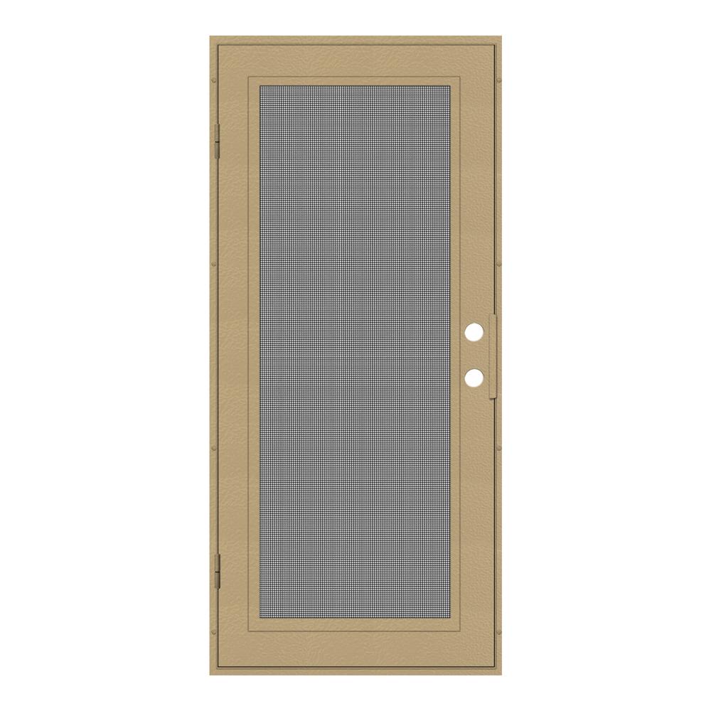 Unique Home Designs 36 In X 80 In Full View Desert Sand Left Hand 