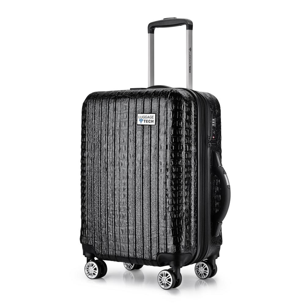 Luggage Tech The Nile Collection 28 in. Smart Luggage Black HLGV 3017