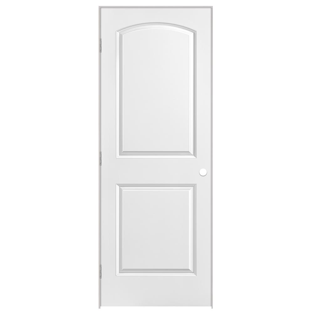 Masonite 30 In X 80 In Roman 2 Panel Round Top Left Handed