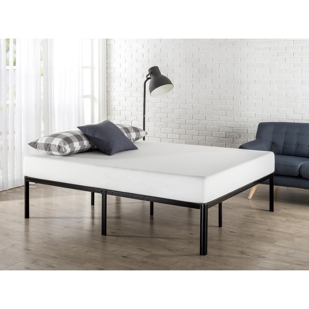 Zinus Van 16 Inch Metal Platform Bed Frame With Steel Slat Support Van 16 Inch Metal Platform Bed Frame With Steel Slat Support Twin