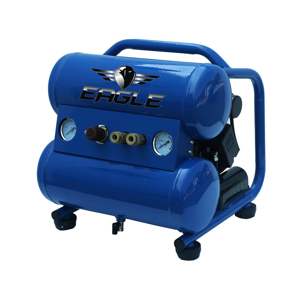 Eagle Silent Series, 1.5 HP, Electric, Oil Free Portable Air Compressor