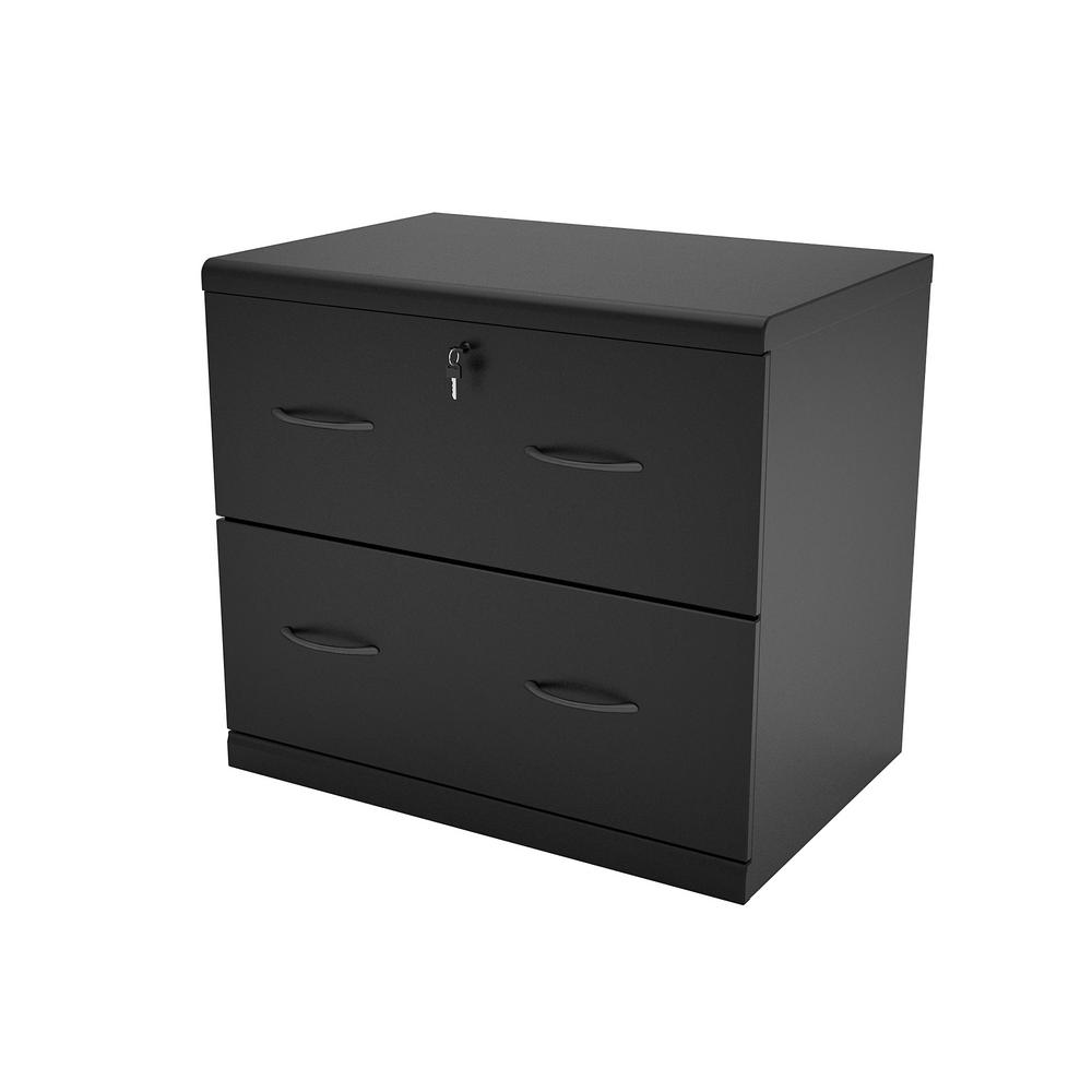 International Concepts Solid Wood Espresso Rolling File Cabinet