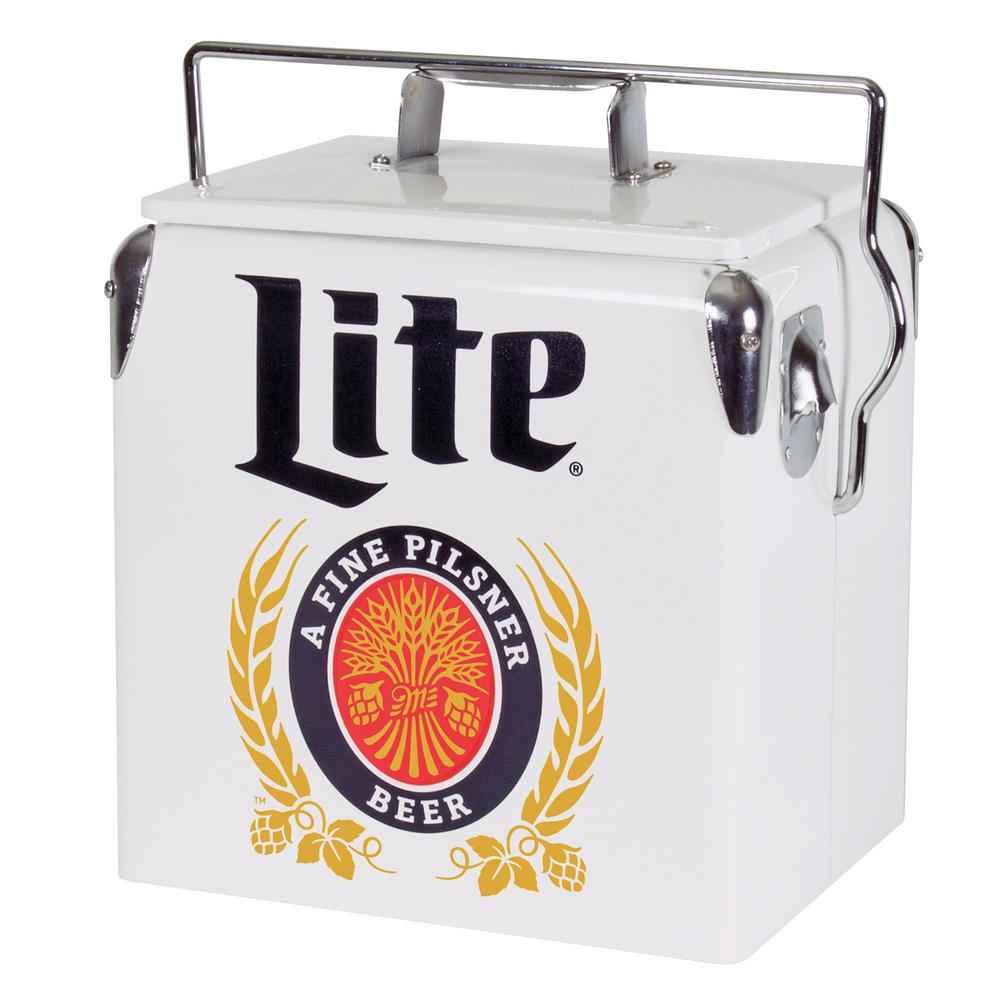 Koolatron 13 l Stainless Steel Coors Banquet Vintage Ice Chest Cooler