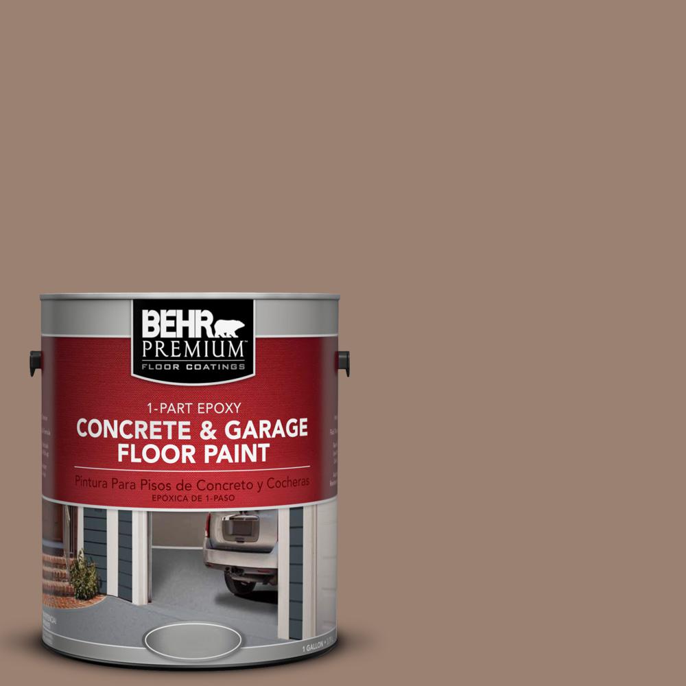 BEHR Premium 1 gal. #N190-5 Frontier Brown 1-Part Epoxy Concrete and ...