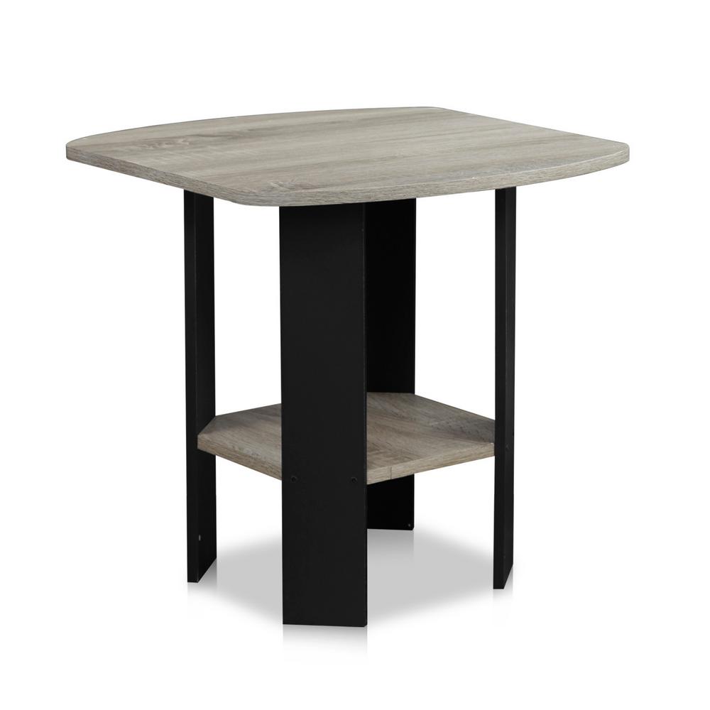 French Oak Grey Grigio Legno Tavolino Furinno Beginning