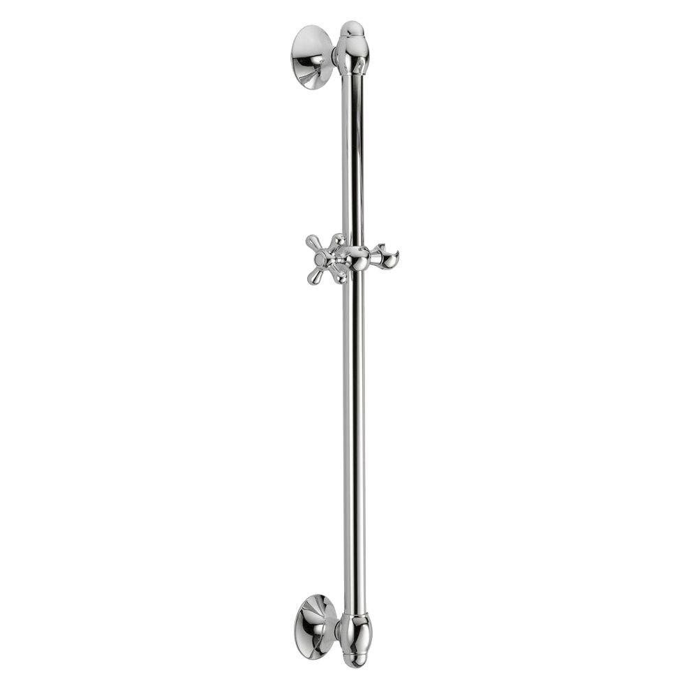 UPC 034449668934 product image for Delta 29 in. Adjustable Wall Bar in Chrome, Grey | upcitemdb.com